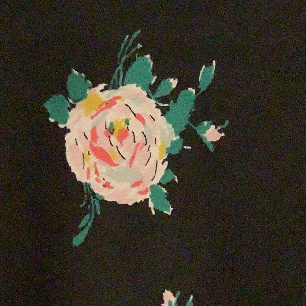 BODEN NWT Womens Black Floral Flowy Cottagecore Boho Romantic Fall Skirt 16/18 - Picture 3 of 9